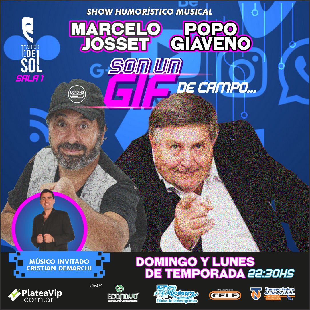 Son un Gif - Carlos Paz - Abr. 3 y 4 - TDS